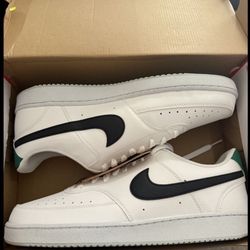 Nike Court Vision Low Top Next Nature White/Black Size 12