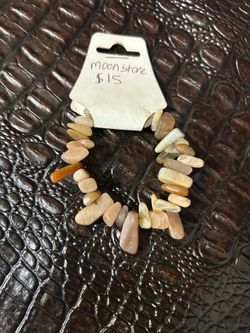 Moonstone gemstone bracelet $15 each