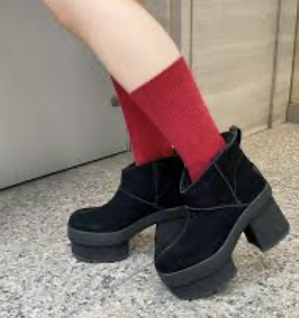 UGG Heights Platform Mini Boots NWOT