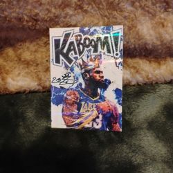 CUSTOM LEBRON JAMES KABOOM TRADING CARD 