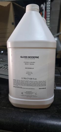 GLOSS MODERNE CLEAN LUXURY BODY WASH..UNIVERSELLE..1 GALLON