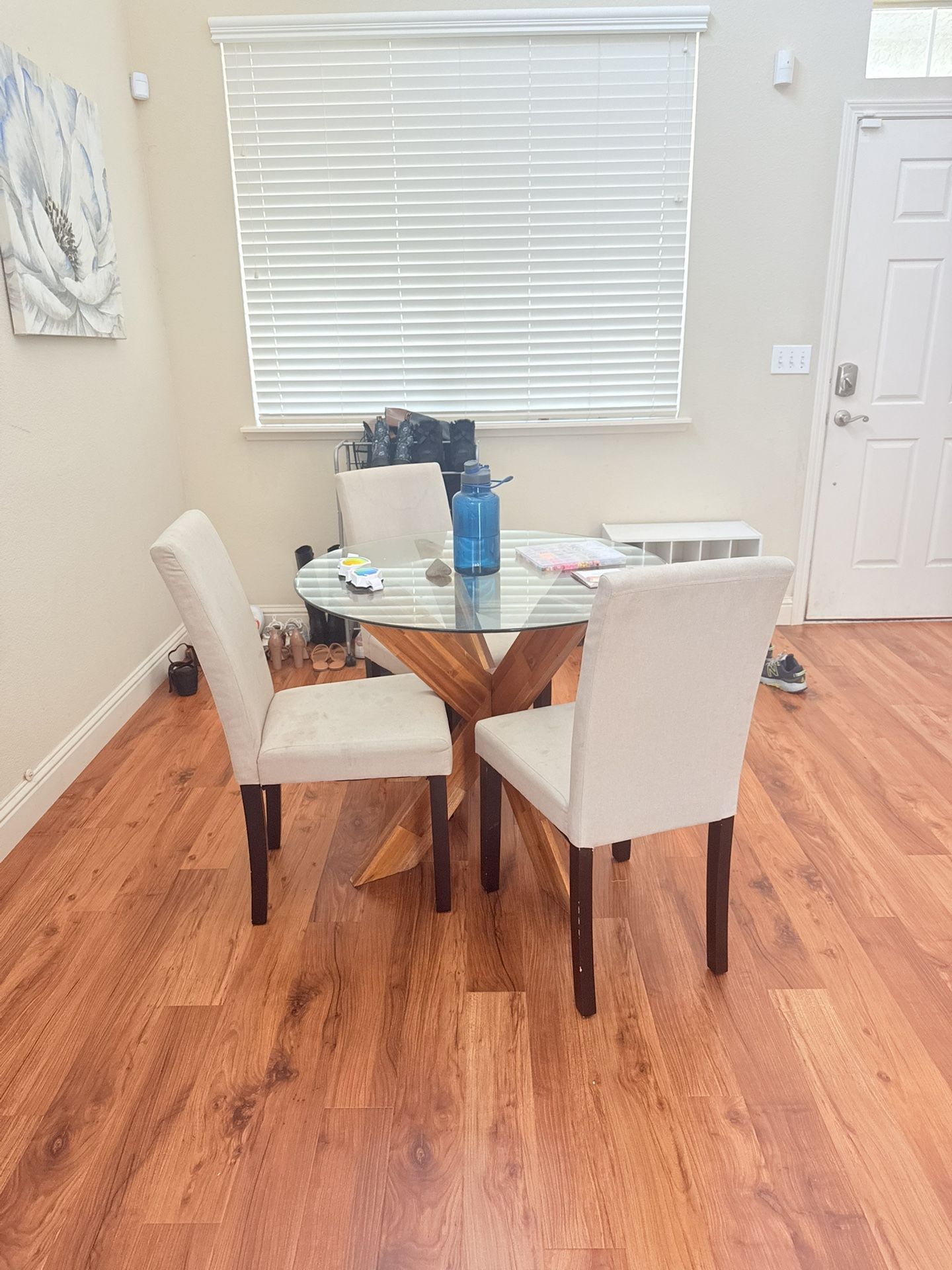 Table and chairs