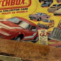 Vintage Mattel Car Case Holds 48