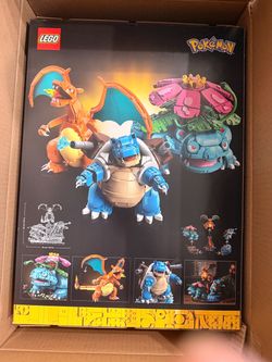 BNIB LEGO Pokémon Venusaur, Charizard & Blastoise 72153 - New Sealed