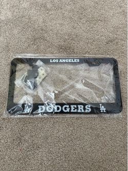 Los Angeles Dodgers License Plate Frame NEW Aluminum
