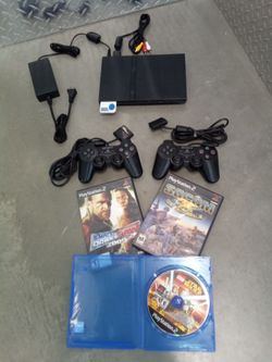 PlayStation 2 Slim with Games Included