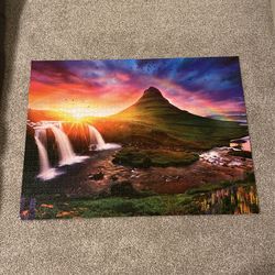Jigsaw Puzzle Glued And Ready To Frame 1500 Pieces