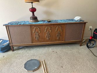 Vintage 1960s Admiral Tube Stereo Console Record Player – Works Great – Original Paperwork