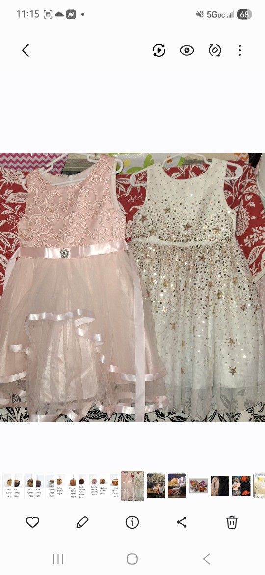 LITTLE GIRLS FANCY DRESSES-sz.5