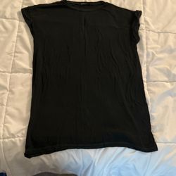 Brandy Melville One Size Black Dress/long Top