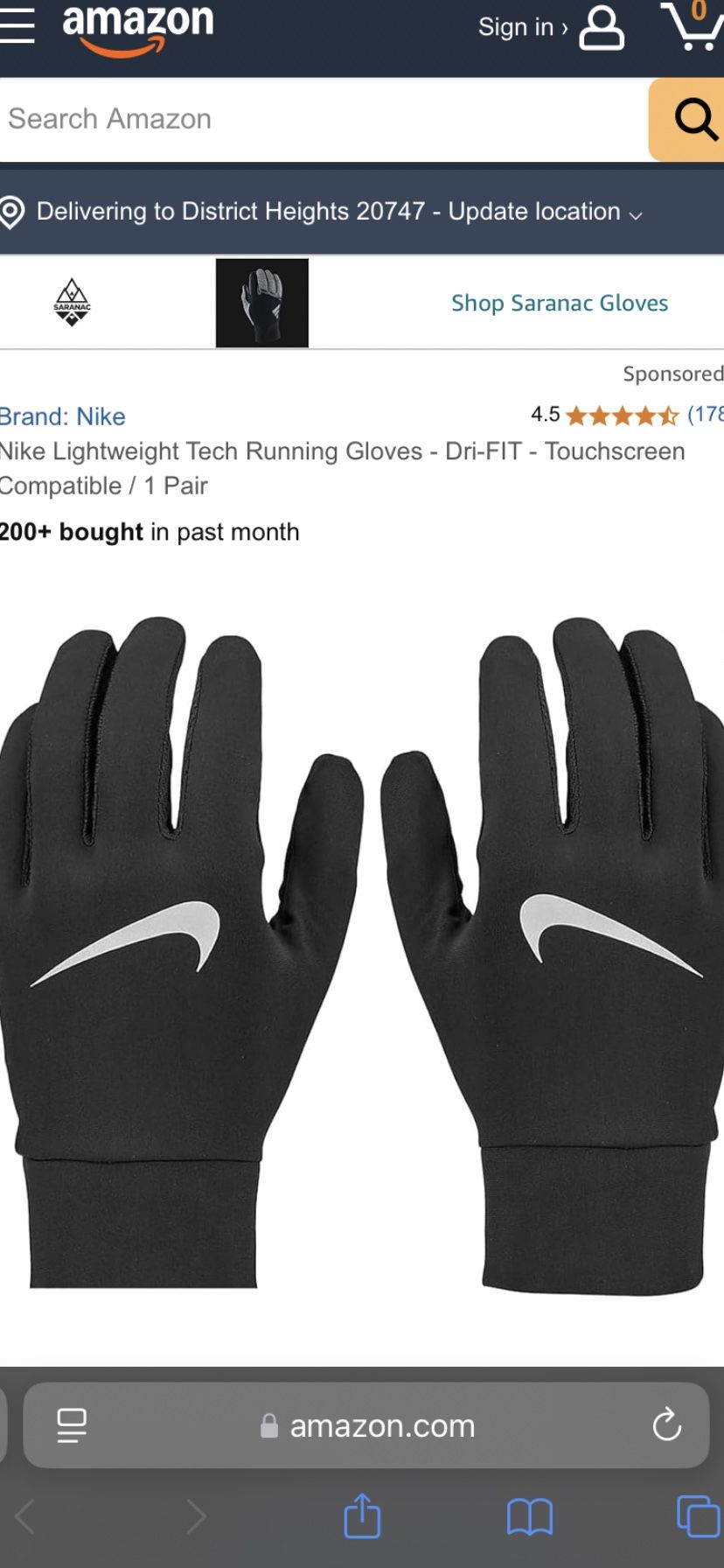 Nike Gloves