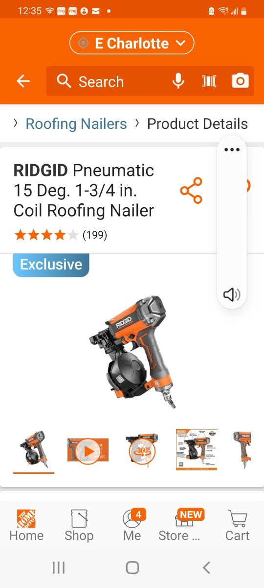 Ridgid Roofing Nail Gun