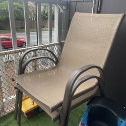 Patio chairs (set of 2)