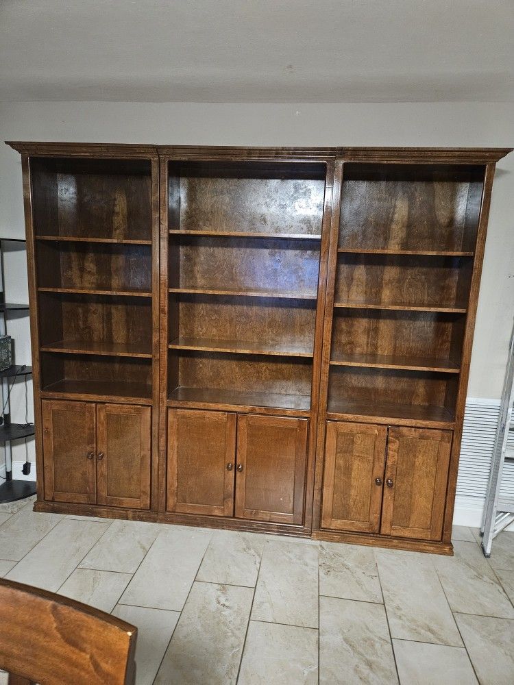 Set of Three Wood Stands