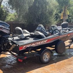 2018 Tracker Bass Boat 75HP