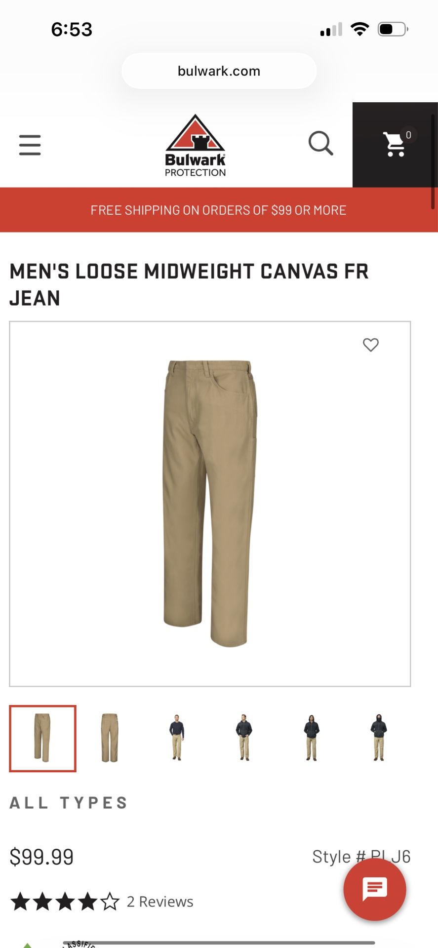Bulwark Pants