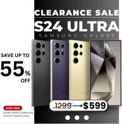 📱 Samsung Galaxy S24 Ultra – Starting at $449 or Only $1 to Take It Home Today! Save Up to $700 with Up to 1-Year Warranty 💥📦