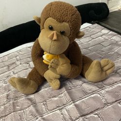 KELLYTOY Stuffed Brown Monkey Ape Chimp Gorilla  16”