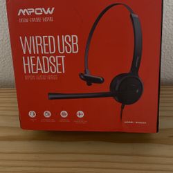 Wired USB Headset