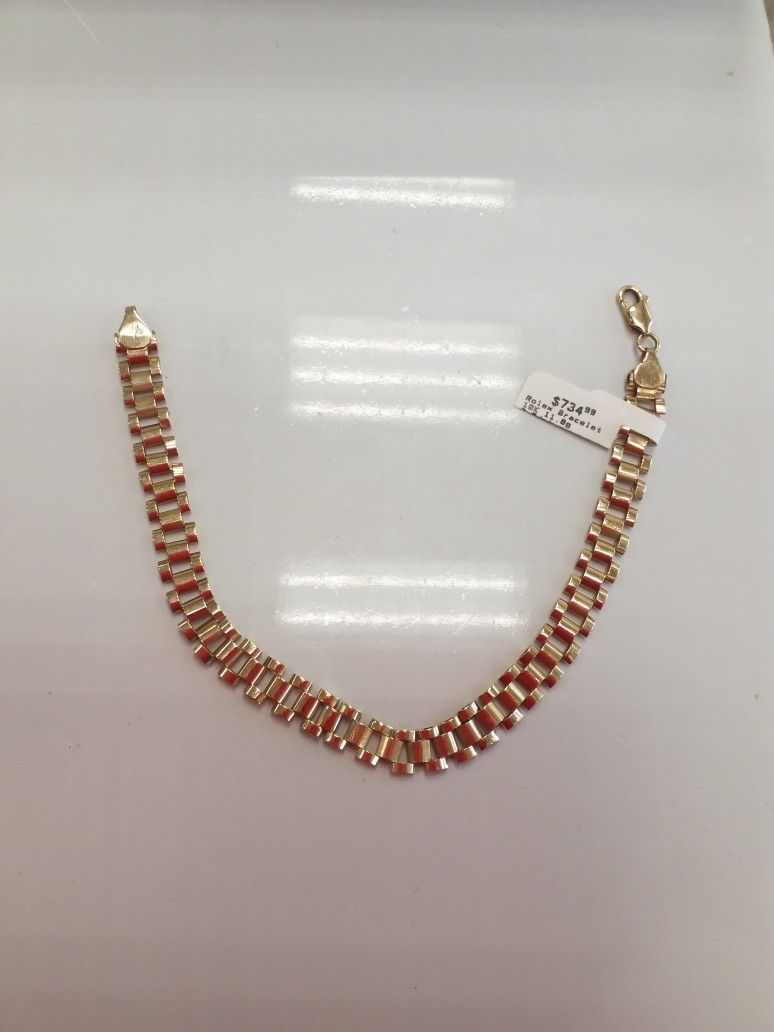 10k Gold Bracelet 11.8g