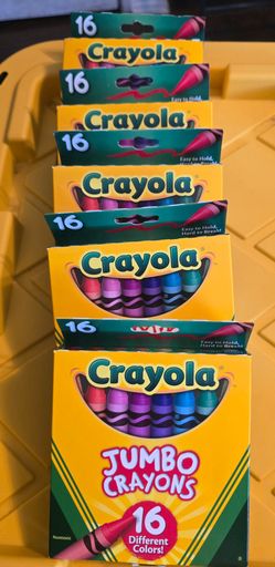 NEW Crayola Jumbo Crayons 16 Count – Kids Preschool