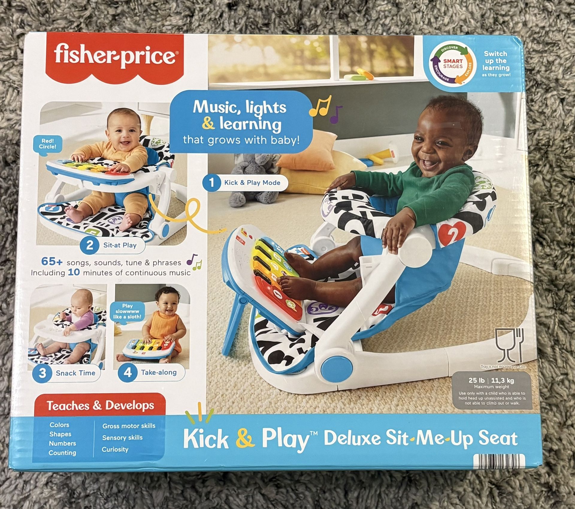 Baby-Fisher Price Deluxe Kick & Play