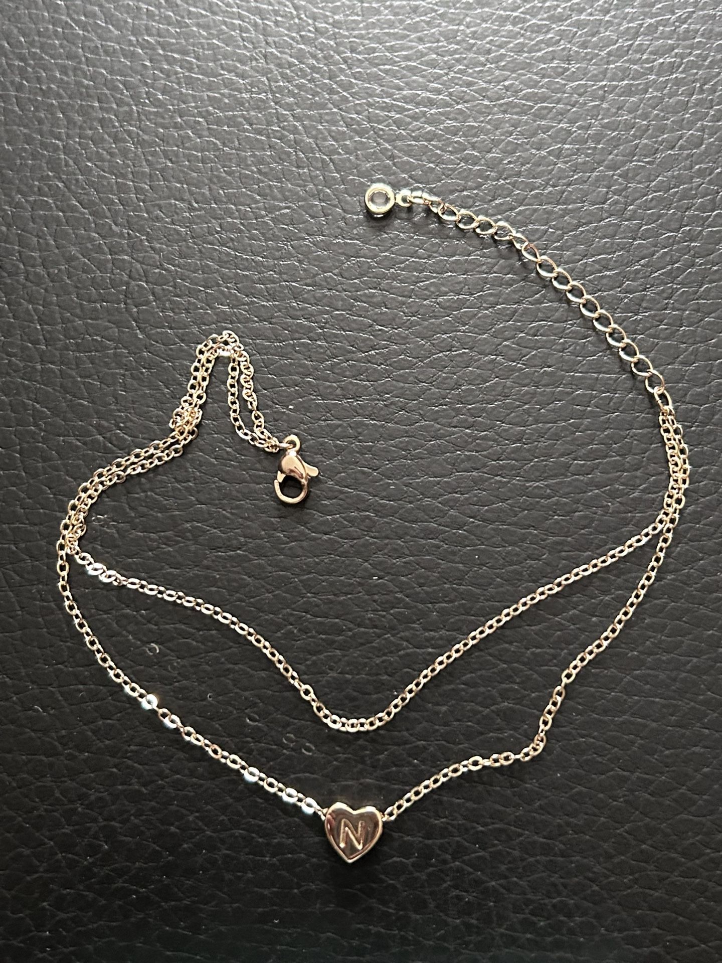 Initial N Anklet