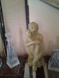 Mother and Child Sculpture