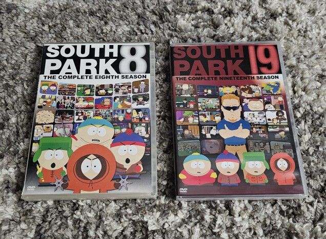 South Park Complete Season DVD 8 &19