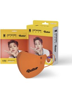 BTS mask orange Jimin