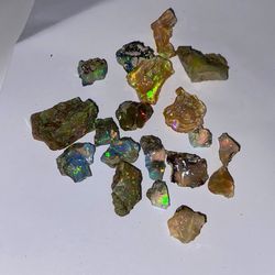 Price Drop! - Natural Rough Opal Bundle With Excellent Fire Rainbow Color 🌈  #L4176