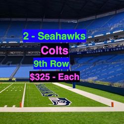 Seahawks Colts Tickets