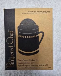 The Pampered Chef Flour Sugar Shaker 1695 Stainless Steel Kitchen Tool