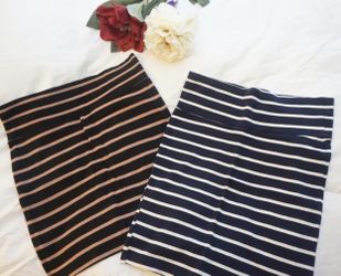 Stripped skirts! Size M & L