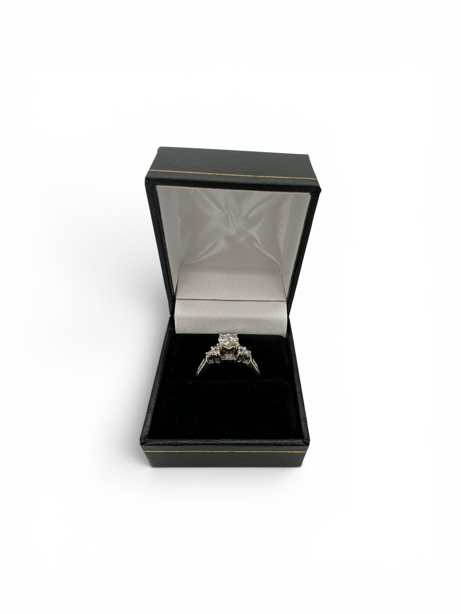 14k LWG Engagement Ring