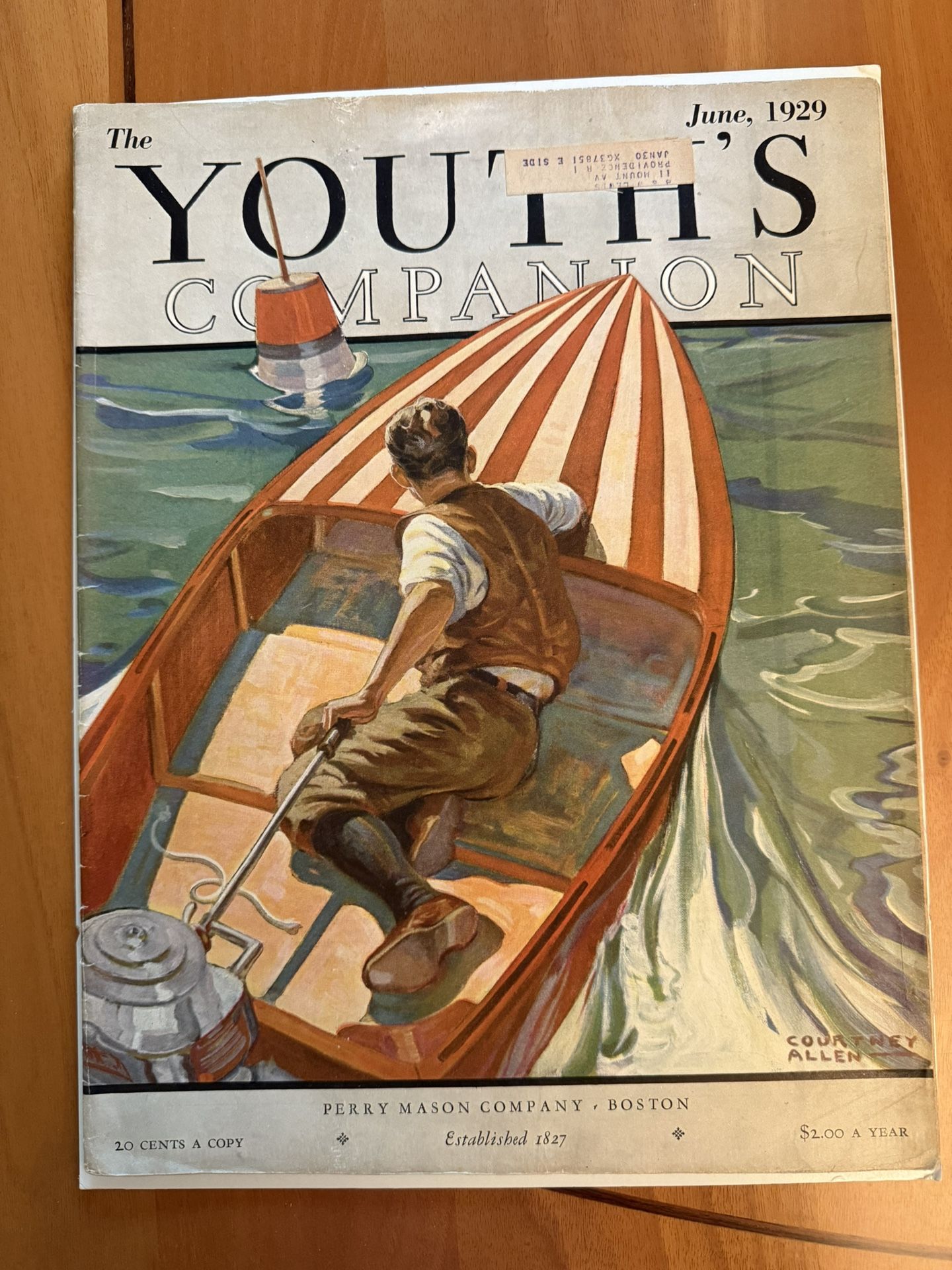 1929 JUNE THE YOUTH'S COMPANION MAGAZINE
