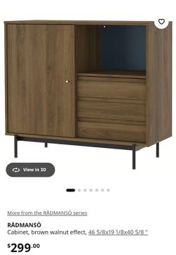Console dresser shelf