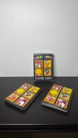 New Vintage 1994 Looney Tunes Playing Cards Bugs Daffy Taz Tweety Sylvester