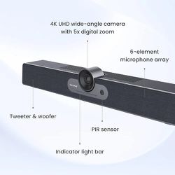 Enther&MAXHUB Conference Room Camera System with 6 Microphones