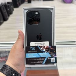 IPHONE 16 PRO MAX UNLOCKED 256GB🖤