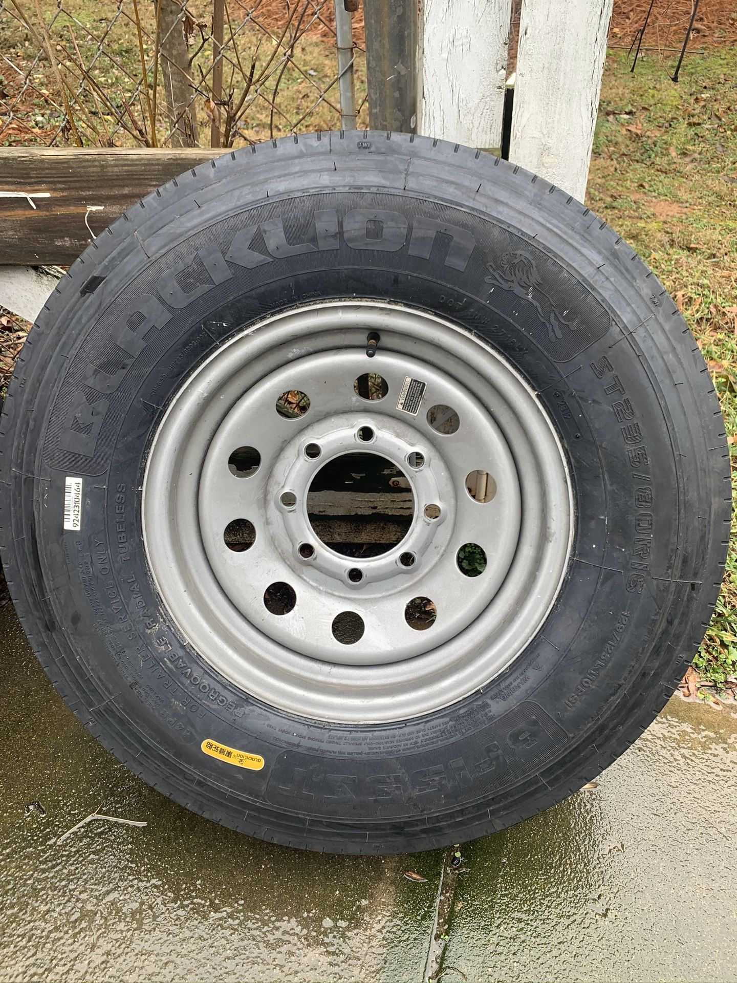 4 New Trailer Tires. Good for car carrier trailers or flatbeds, etc.