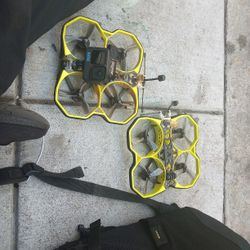 2 Custom Racing Drones With Go Pro & Lots Of Extras Plus Backpack 
