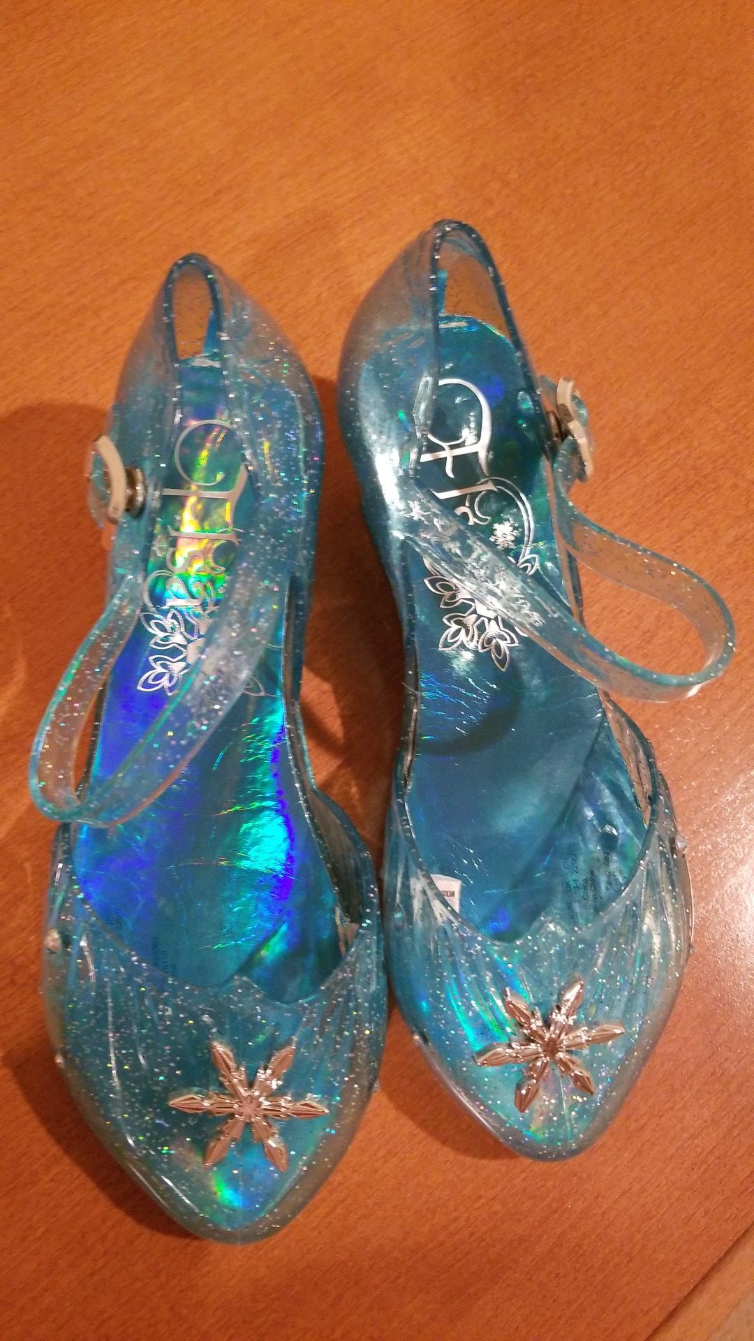 New Girl's Elsa Frozen Ligjt up Shoes