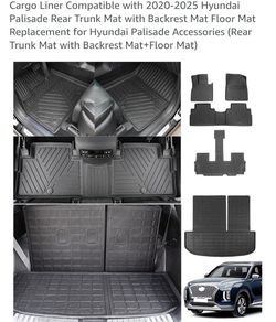 2020-2025 palisade all weather floormats