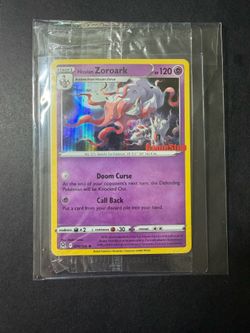 Pokemon Hisuian Zoroark GameStop promo sealed