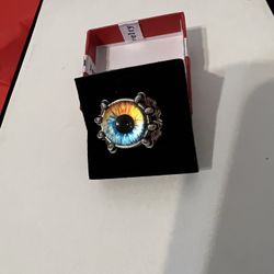 Dragon Eye Sterling Silver Ring 