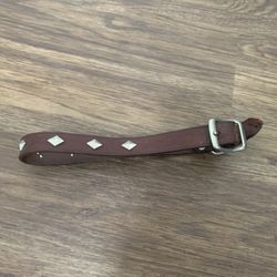 Leather Dog Collar With Studs
