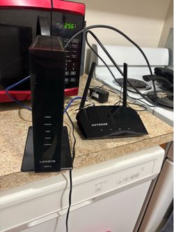 Netgear WiFi Router and Linksys Modem