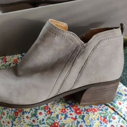 Franco Sarto Iron Grey Laslo Suede Boots 