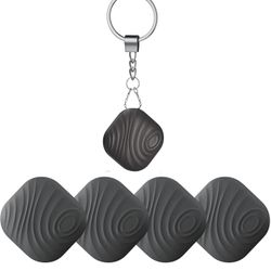 Findthing Key Finder Smart Tag 4-Pack - Bluetooth Tracker Item Locator with Key Chain - Both iOS and Android Compatible for Keys Pet Wallets Backpacks